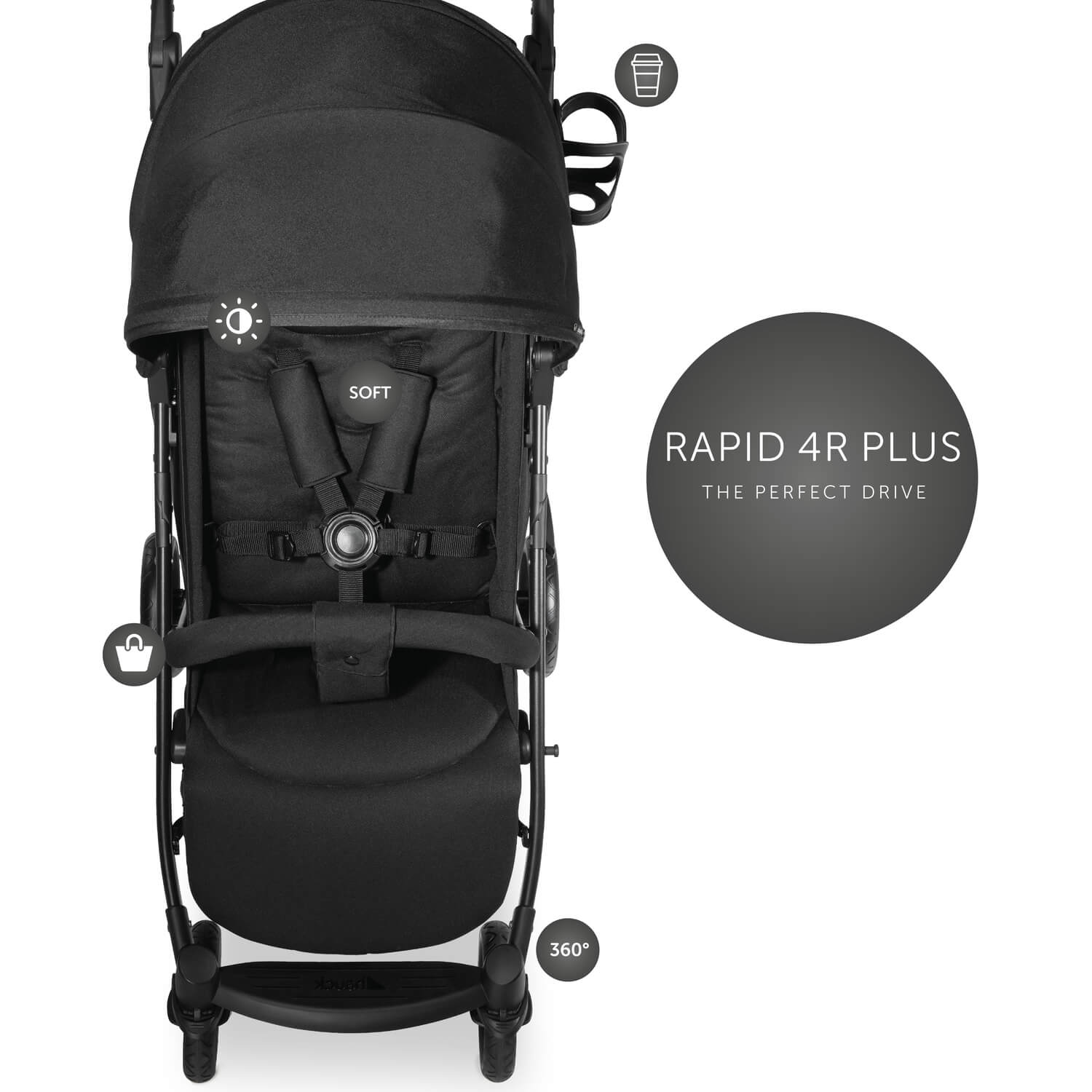 Hauck Rapid 4R Plus Trio Set Pushchair